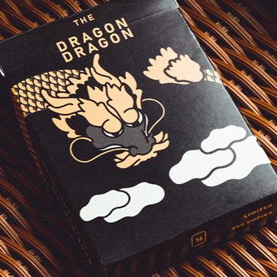 The Dragon (Black Gilded) Playing Cards